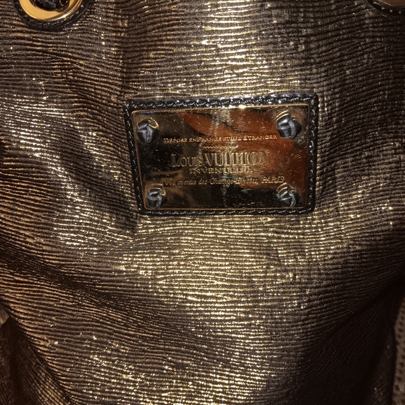 Louis Vuitton- ultra rare jacquard gold automne-hiver collection runway bag - Picture 3 of 8